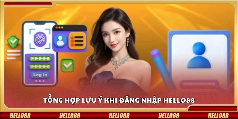 Tổng hợp lưu ý khi đăng nhập Hello88